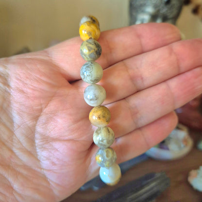 Crazy Lace Agate Bracelet