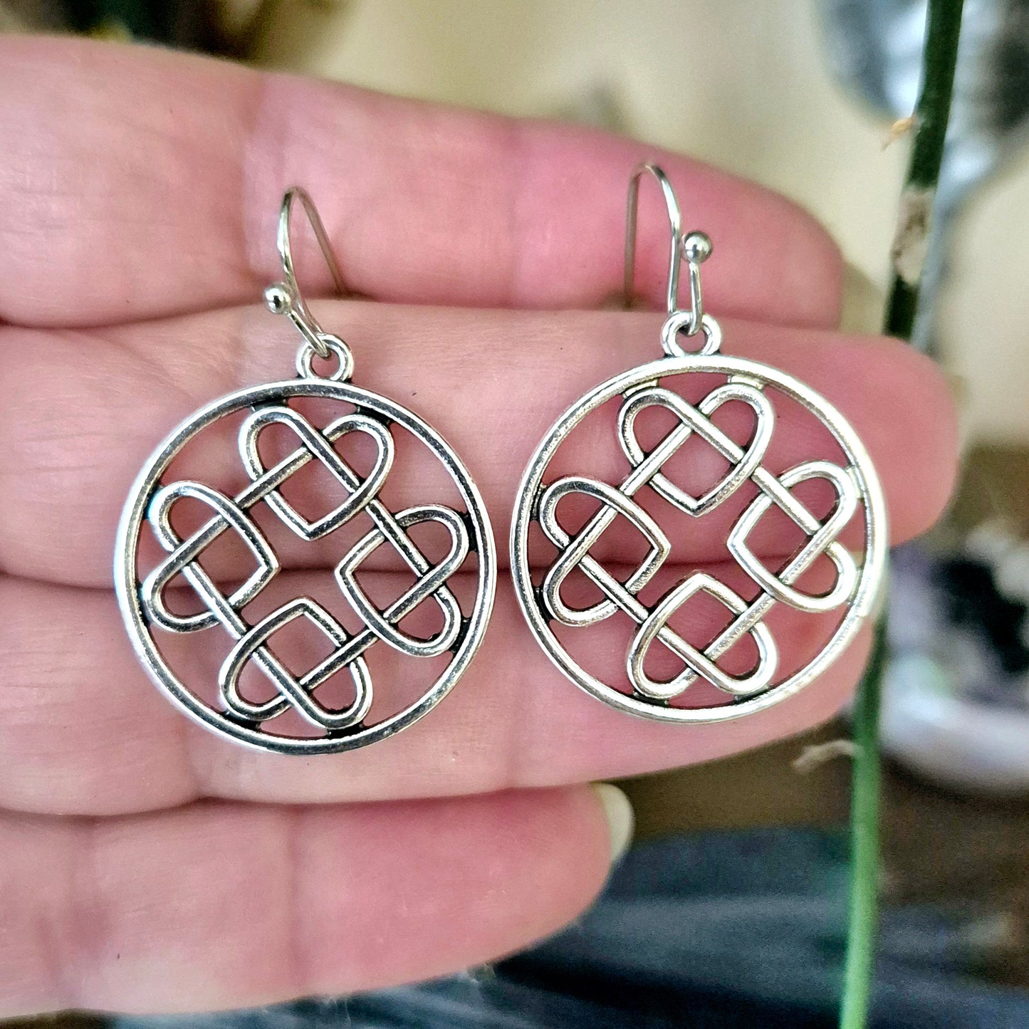 Ornate Silver Earrings