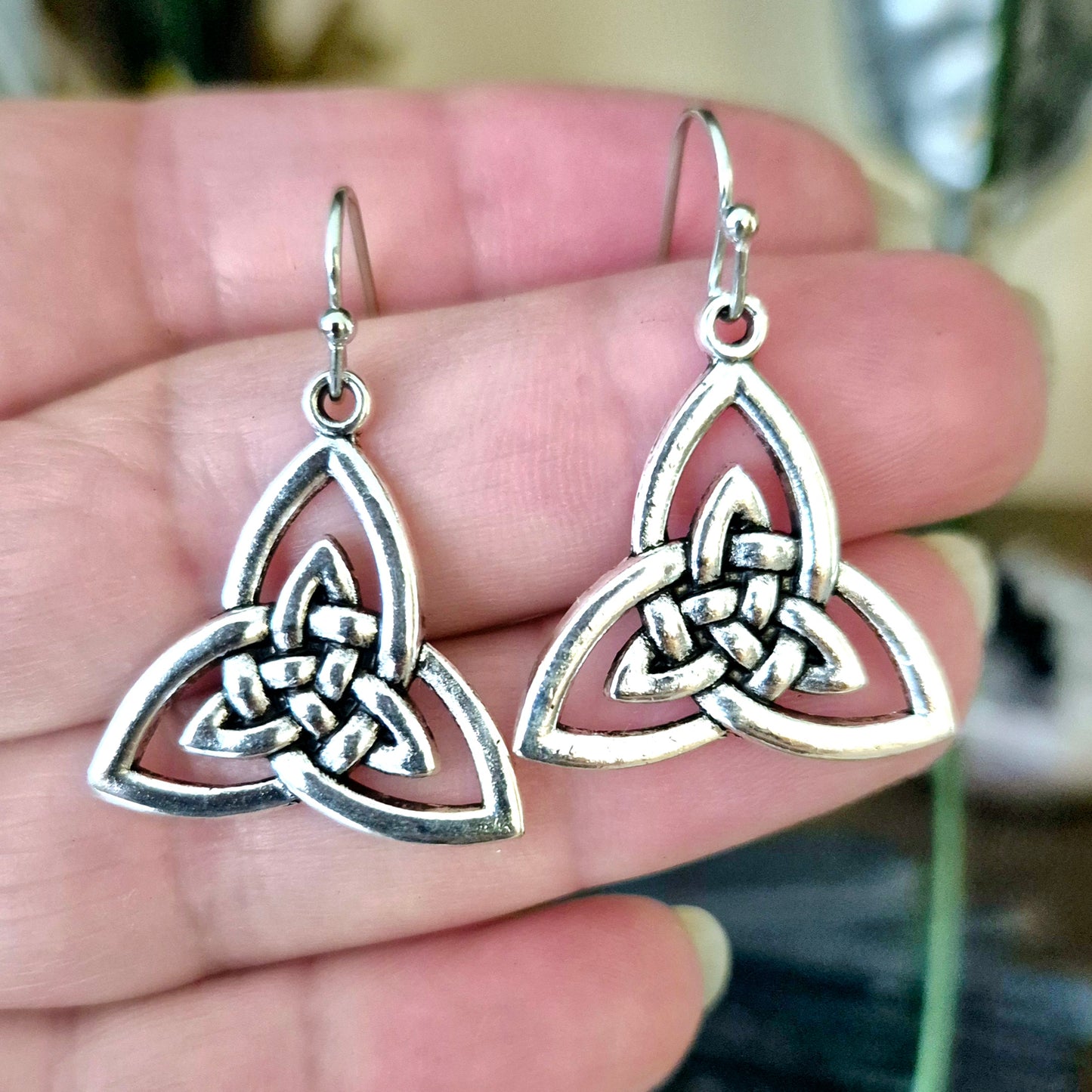 Ornate Silver Earrings