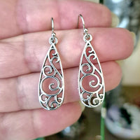 Ornate Silver Earrings