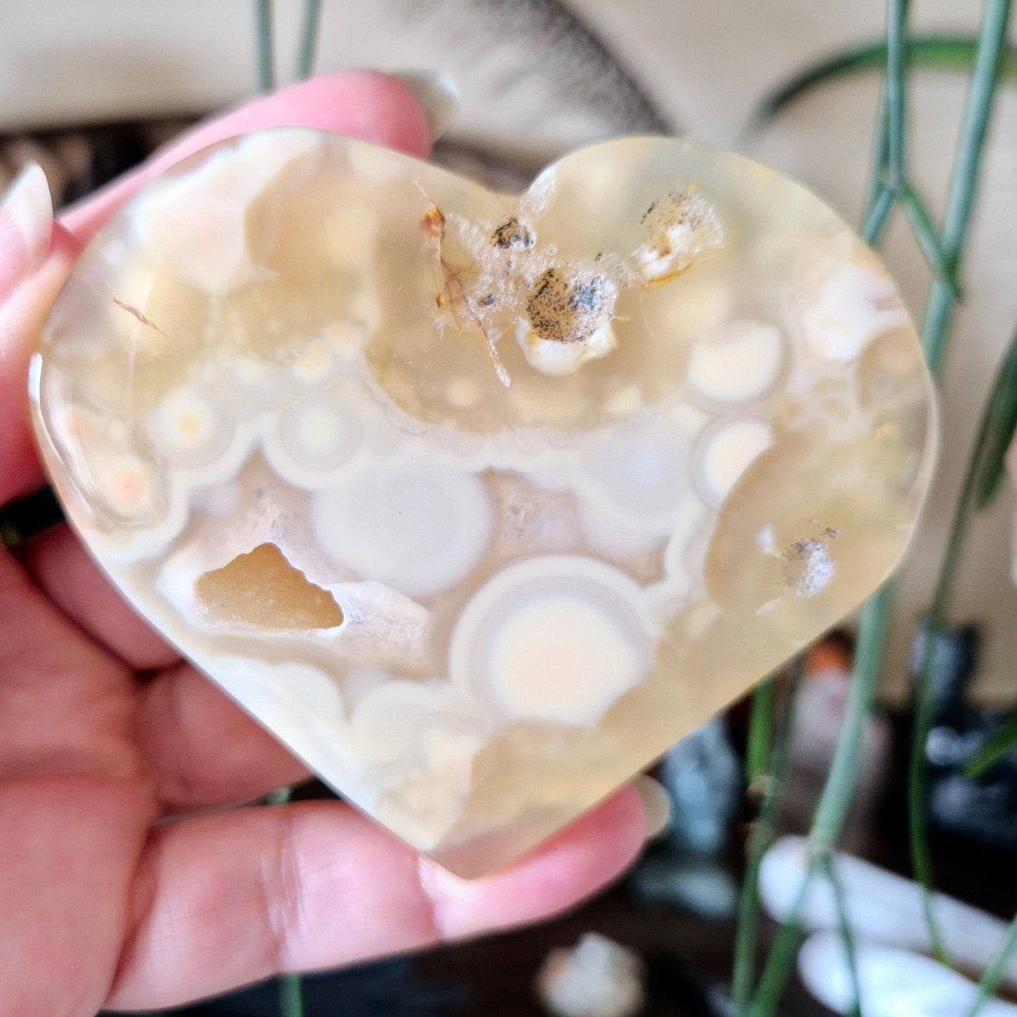 Druzy Agate Hearts