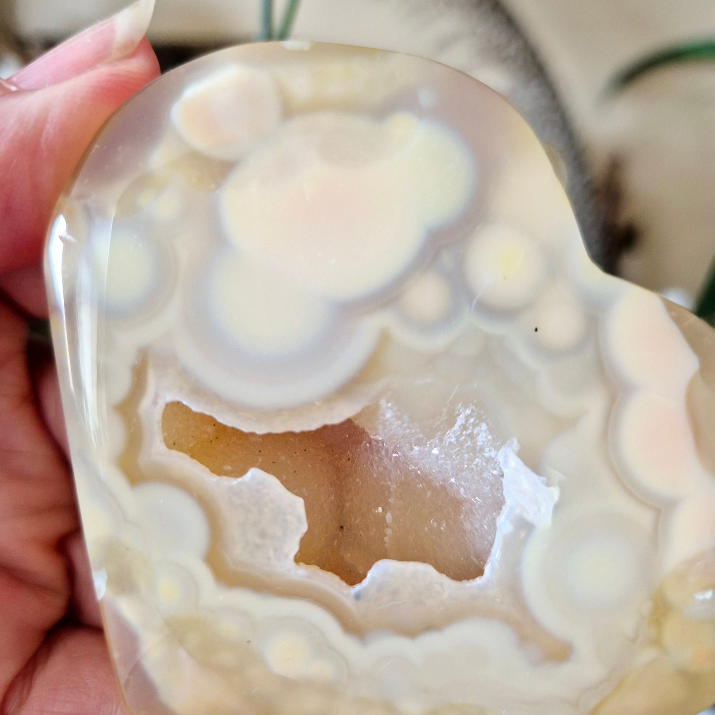 Druzy Agate Hearts