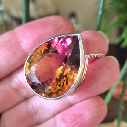 Ametrine Faceted Pendant