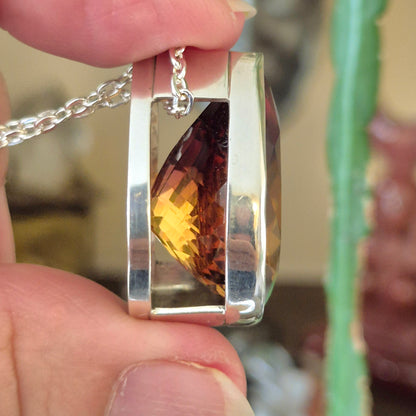 Ametrine Faceted Pendant