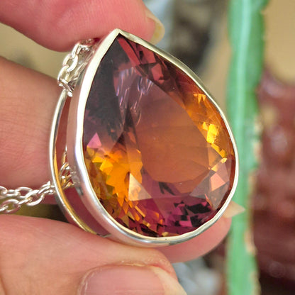 Ametrine Faceted Pendant