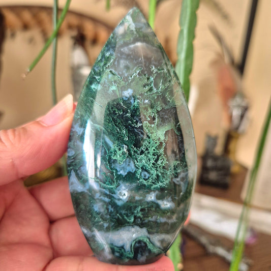 Moss Agate Flame