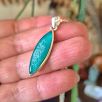 Blue Hemimorphite Pendant