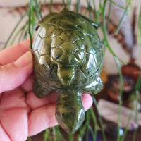Jade Mother & Baby Turtle