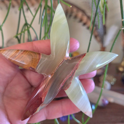 Green Onyx Starfish