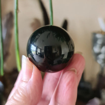 Black Obsidian Sphere - Small