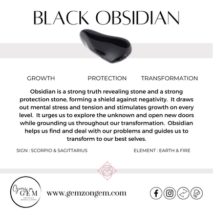 Black Obsidian Raven