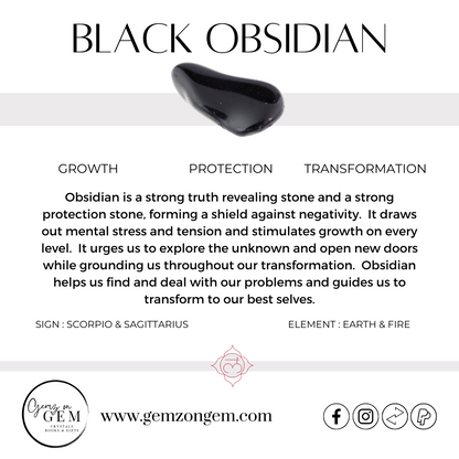 Black Obsidian Wand