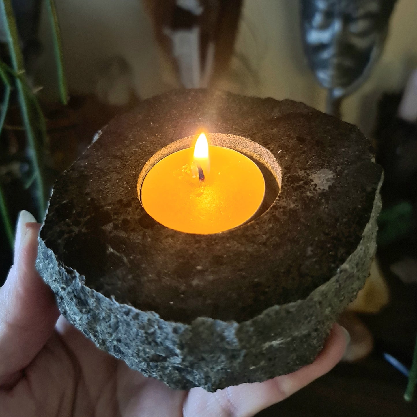 Black Onyx Tealight Holder
