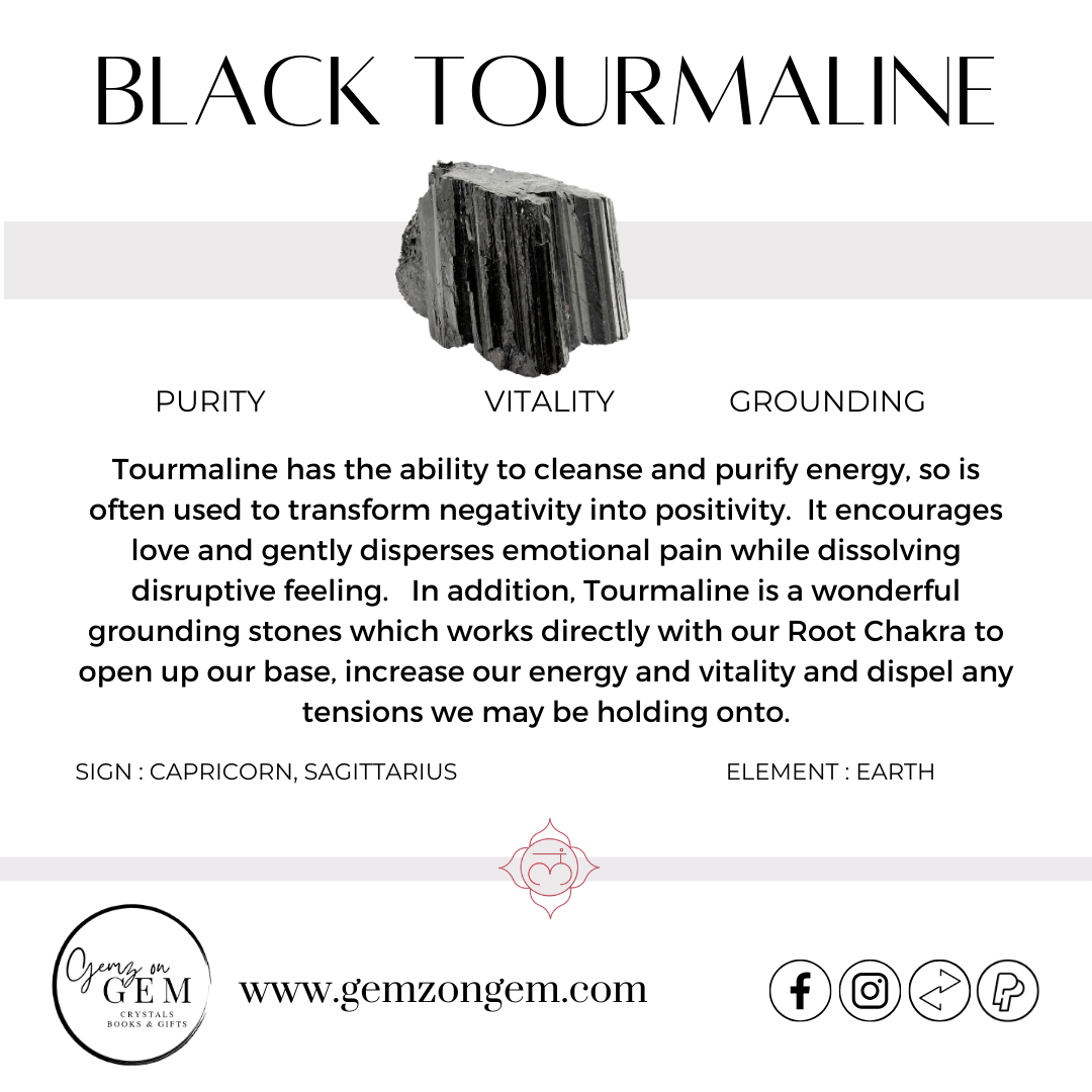 Black Tourmaline Tumble