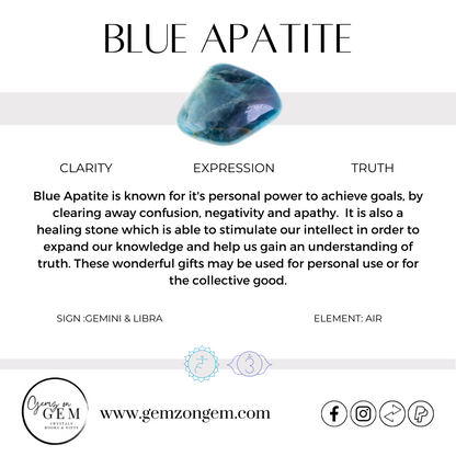 Blue Apatite Tower