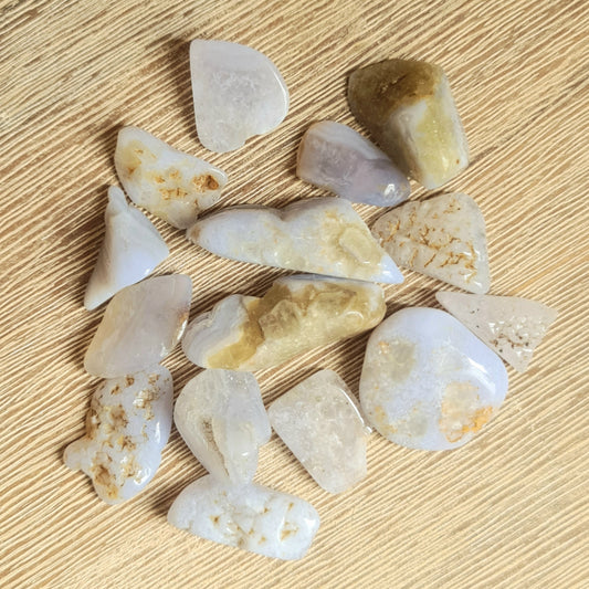 Blue Lace Agate Tumble - Medium