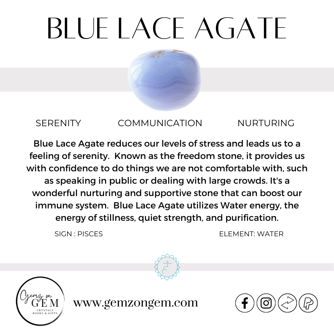 Blue Lace Agate Bracelet