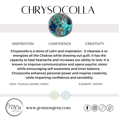 Chrysocolla Palm