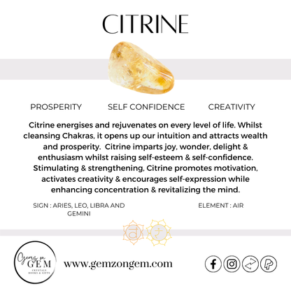 Citrine Ring - Size 9