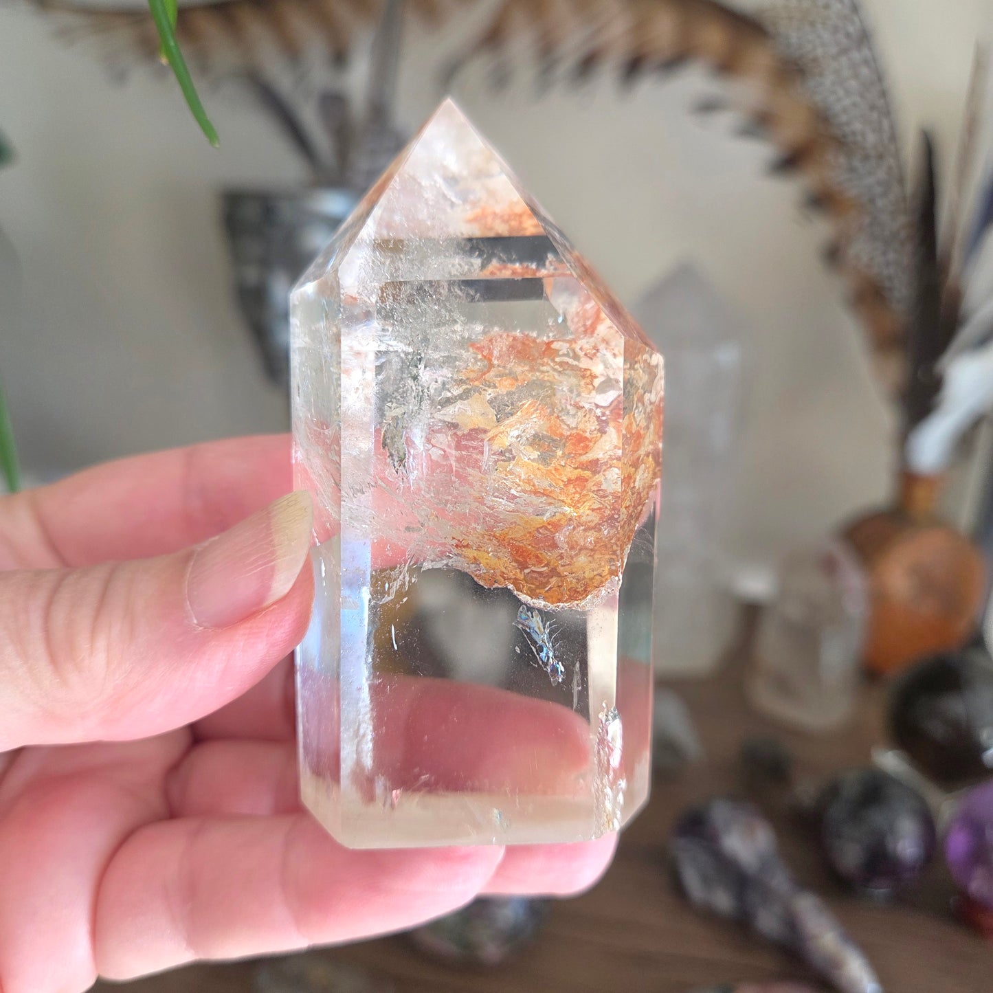 Clear Quartz Obelisk