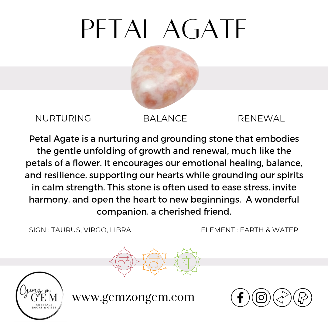 Petal Agate Sphere