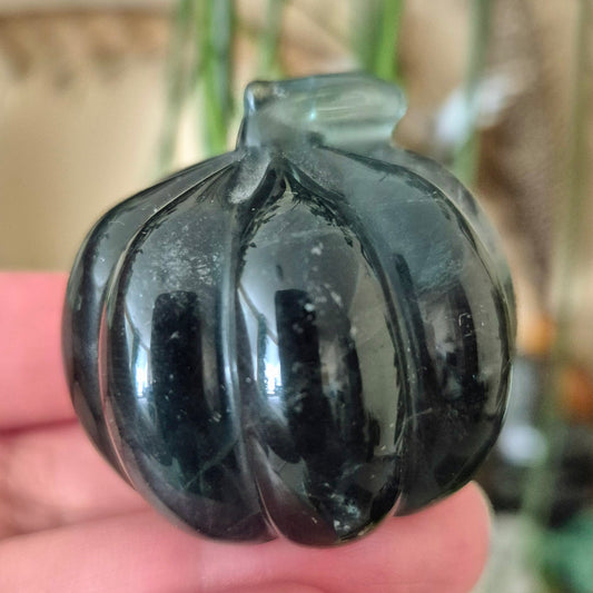 solid crystal pumpkin