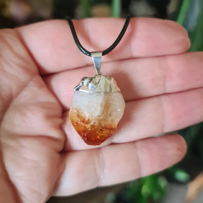 Electroformed Crystal Necklace