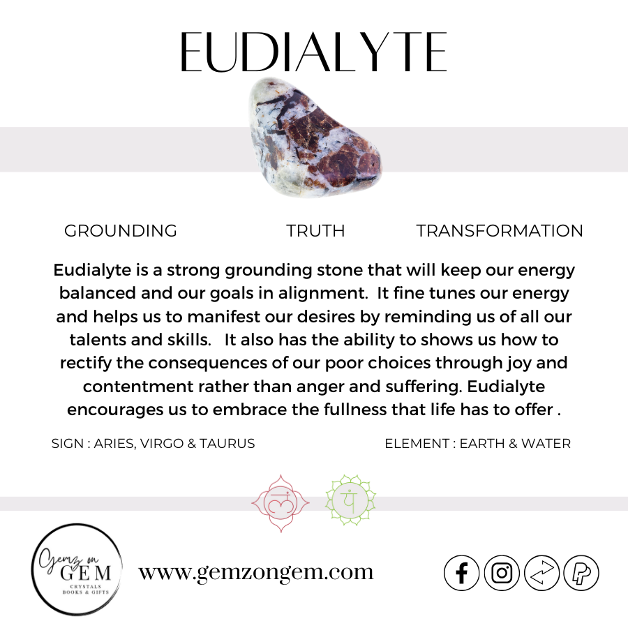 Eudialyte Pendant