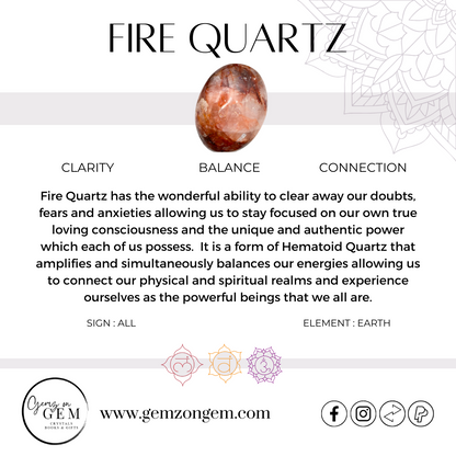 Fire Quartz Point