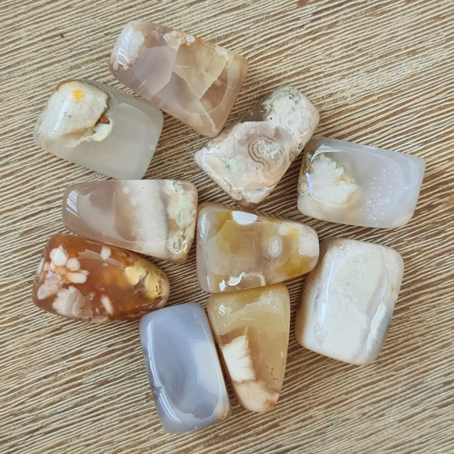 Flower Agate Tumble - Large