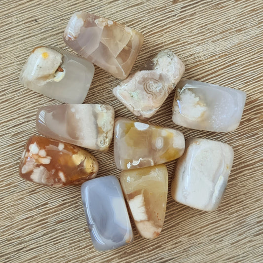 Flower Agate Tumble - Large
