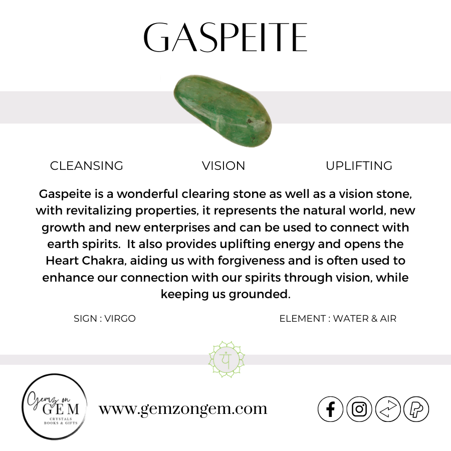 Gaspeite Pendant