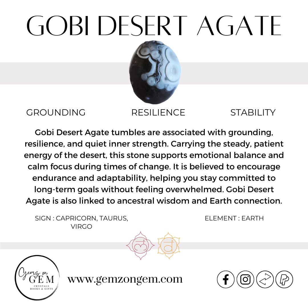 Gobi Desert Agate Tumbles
