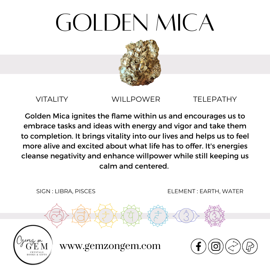 Green Tourmaline & Mica Moon With Stand
