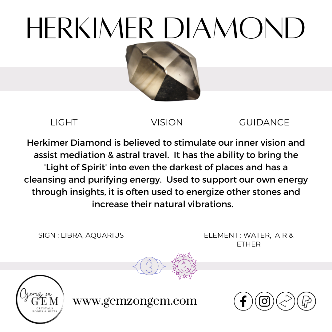 HERKIMER DIAMOND PENDANT