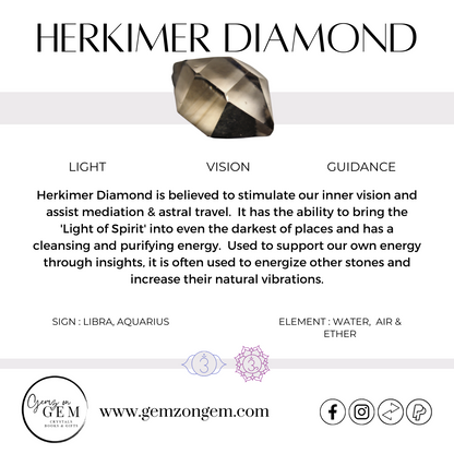 Herkimer Diamond Ring S7