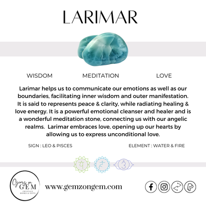 Larimar Ring Size 11