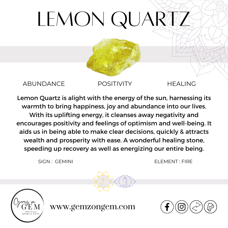 Lemon Quartz Chunks