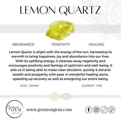 Lemon Quartz Chunks