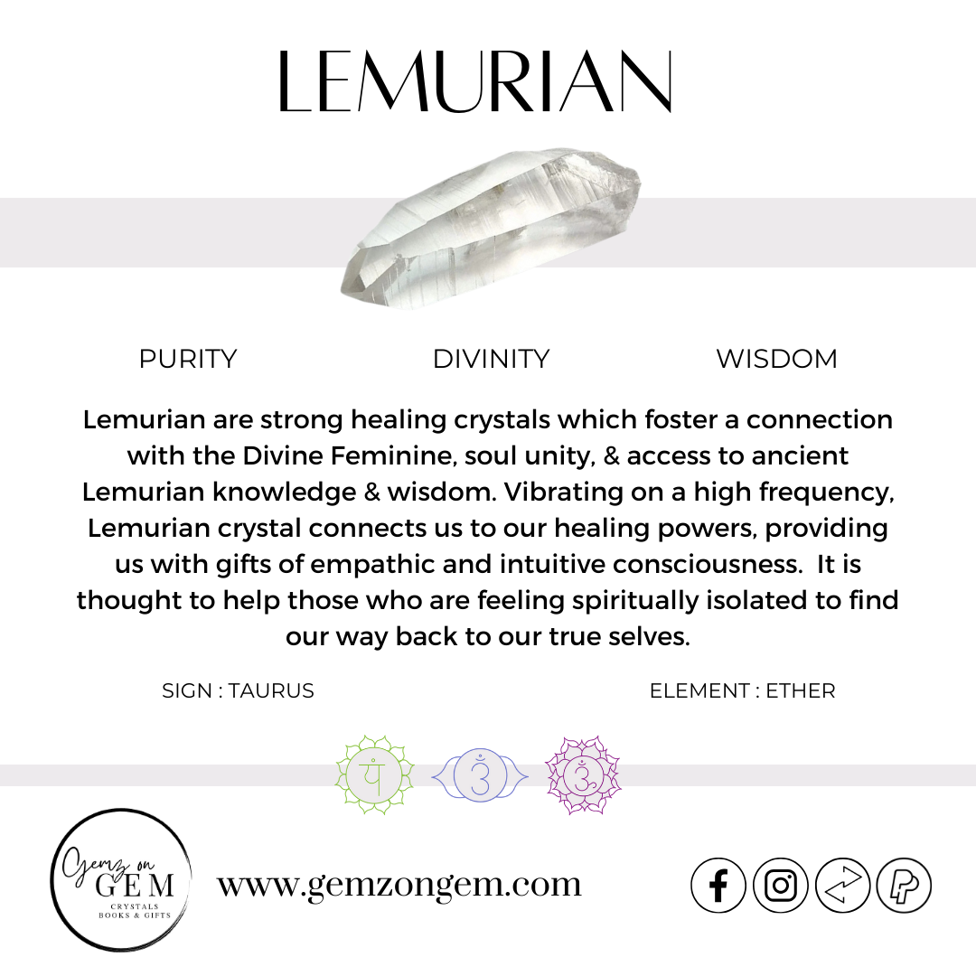 Lemurian Seed Crystal Point