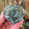 Moss Agate Heart