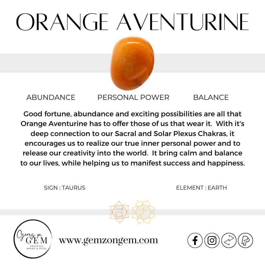 Orange Aventurine Pendant