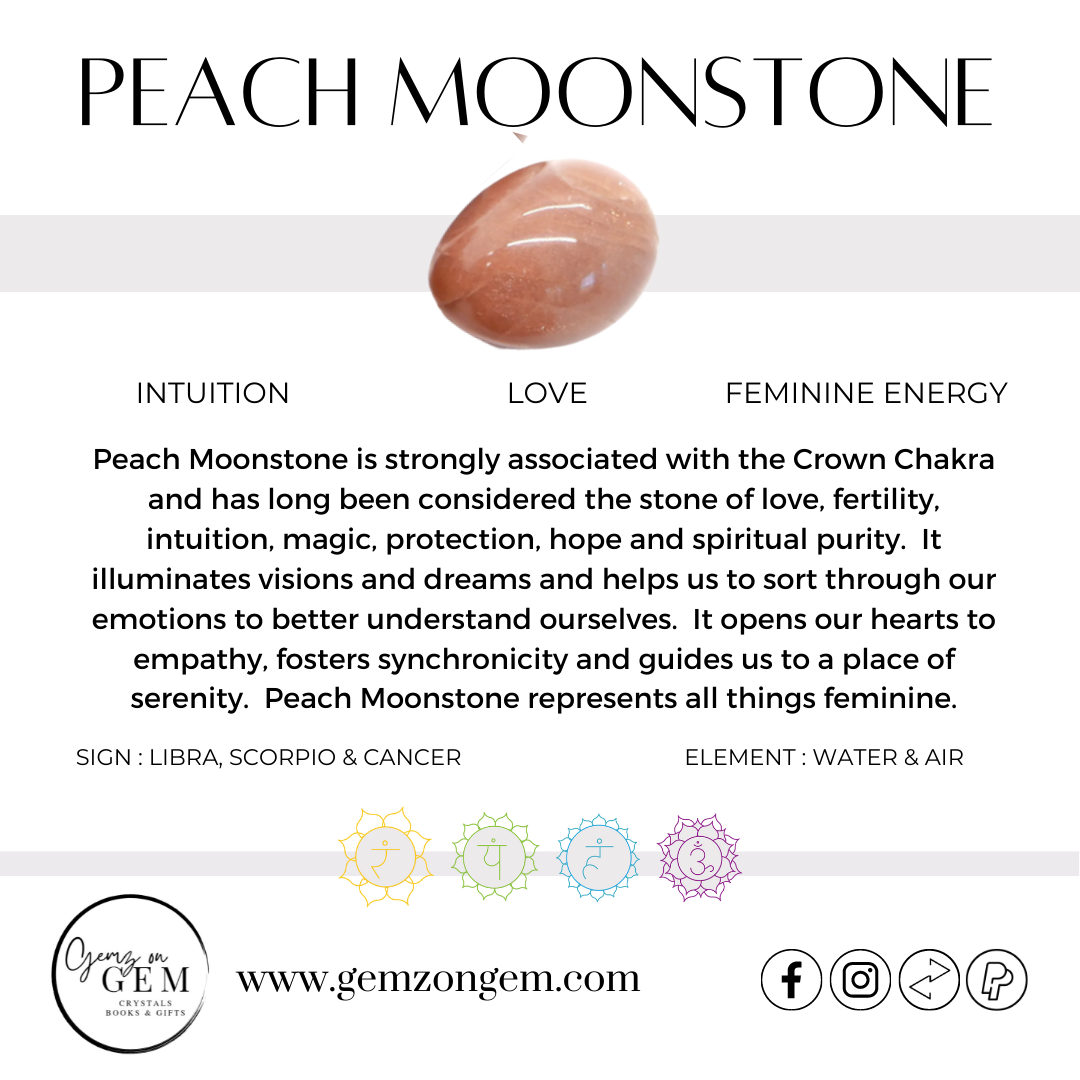 Peach Moonstone Bracelet