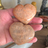 Peach Moonstone Heart