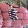 Peacock Ore Cage Pendant
