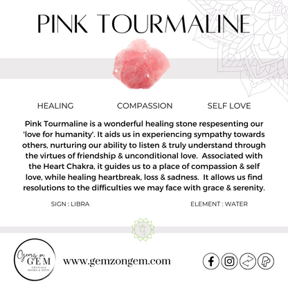 Pink Tourmaline Points