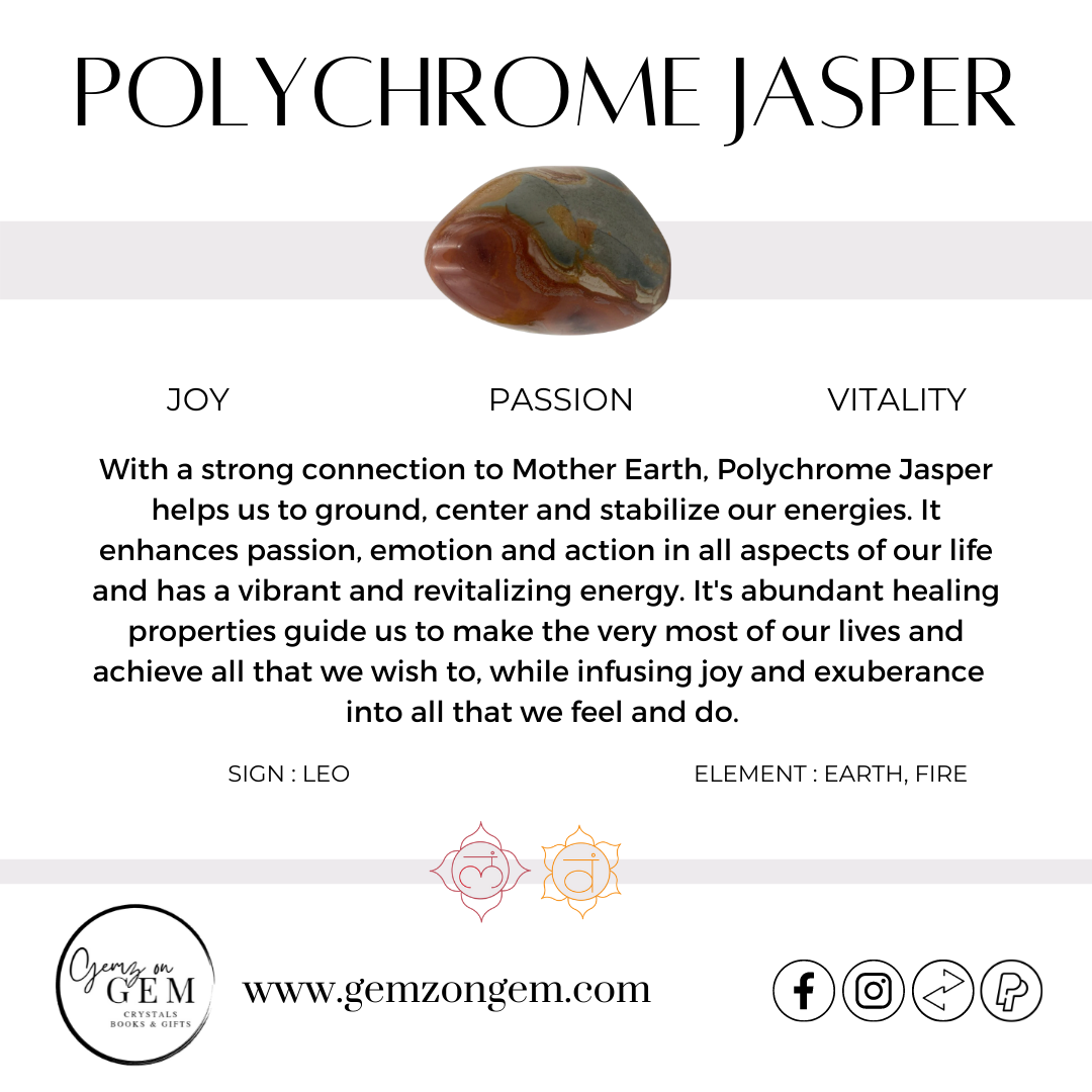 Polychrome Jasper Heart