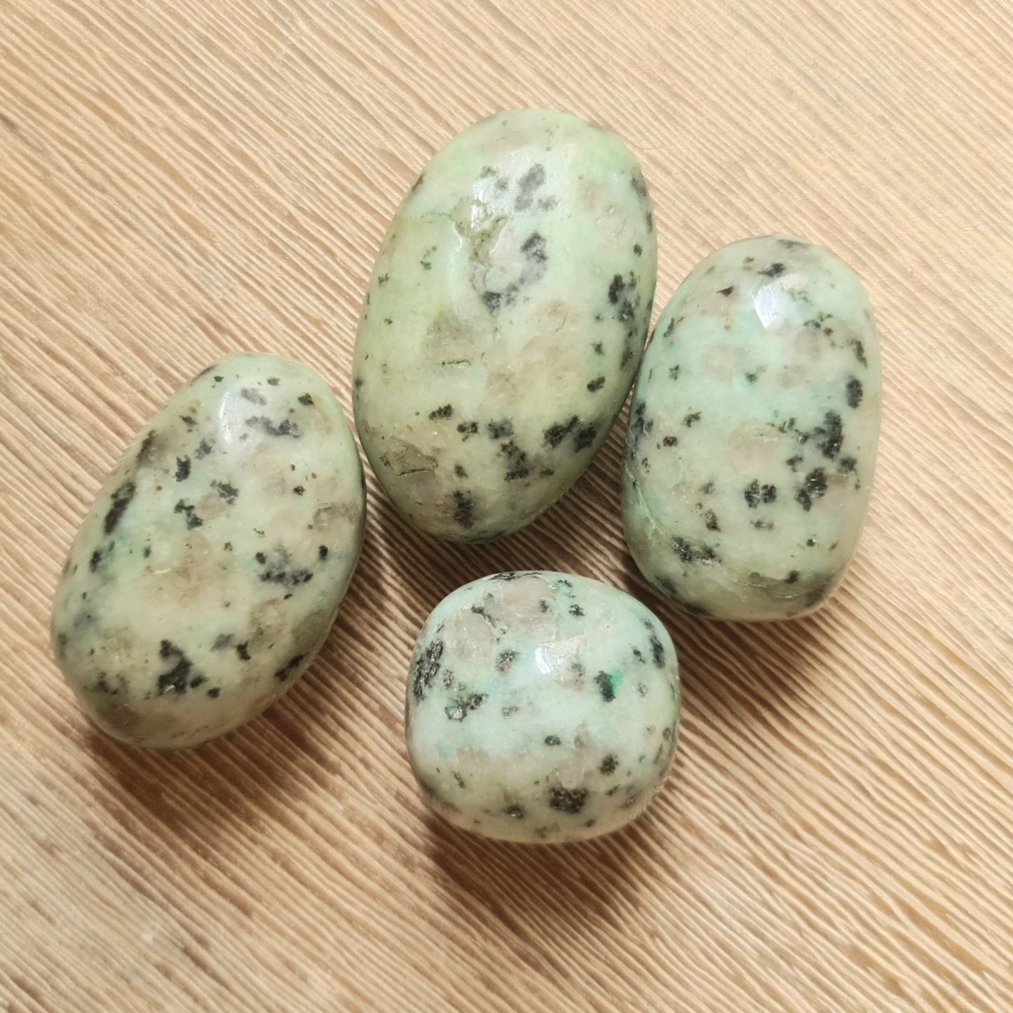 Prehnite & Tourmaline Tumble - Large