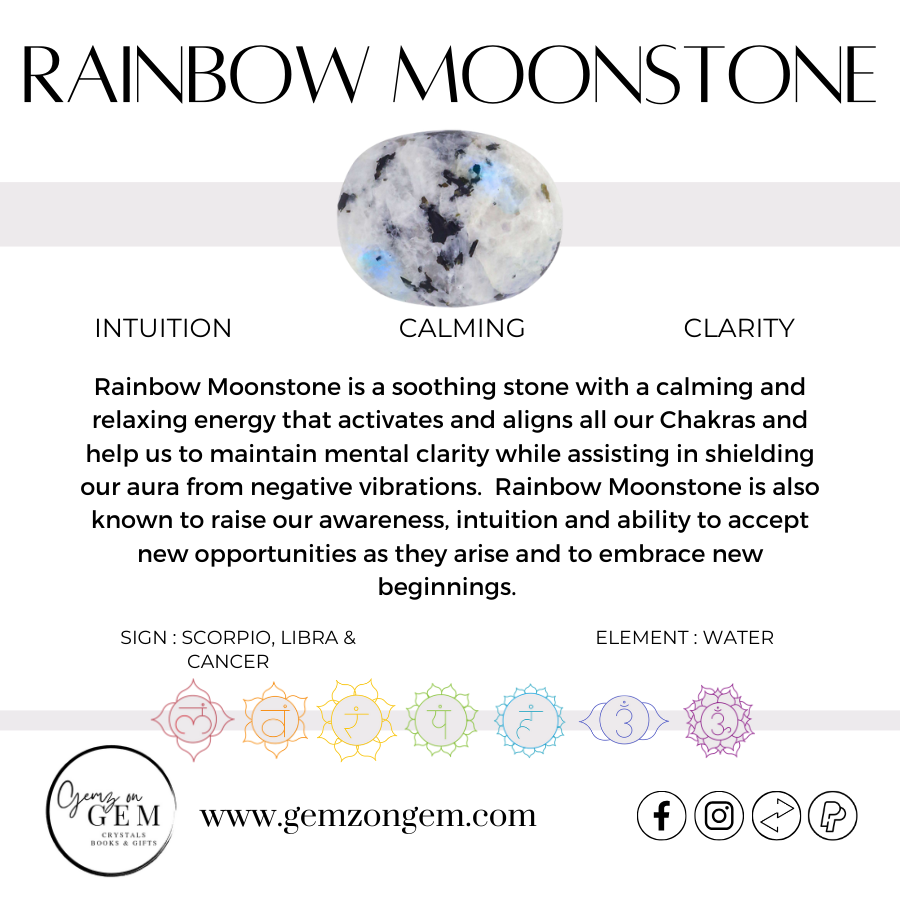 Rainbow Moonstone Pendant