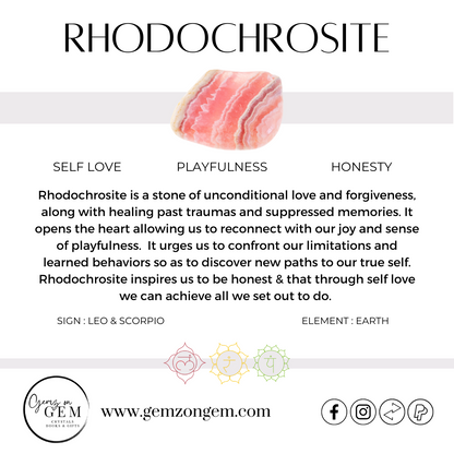 Rhodochrosite Bracelet